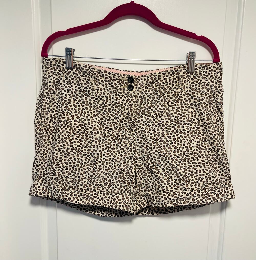TH animal print shorts